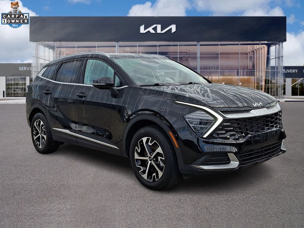 Used 2025 Black Kia EX image 1