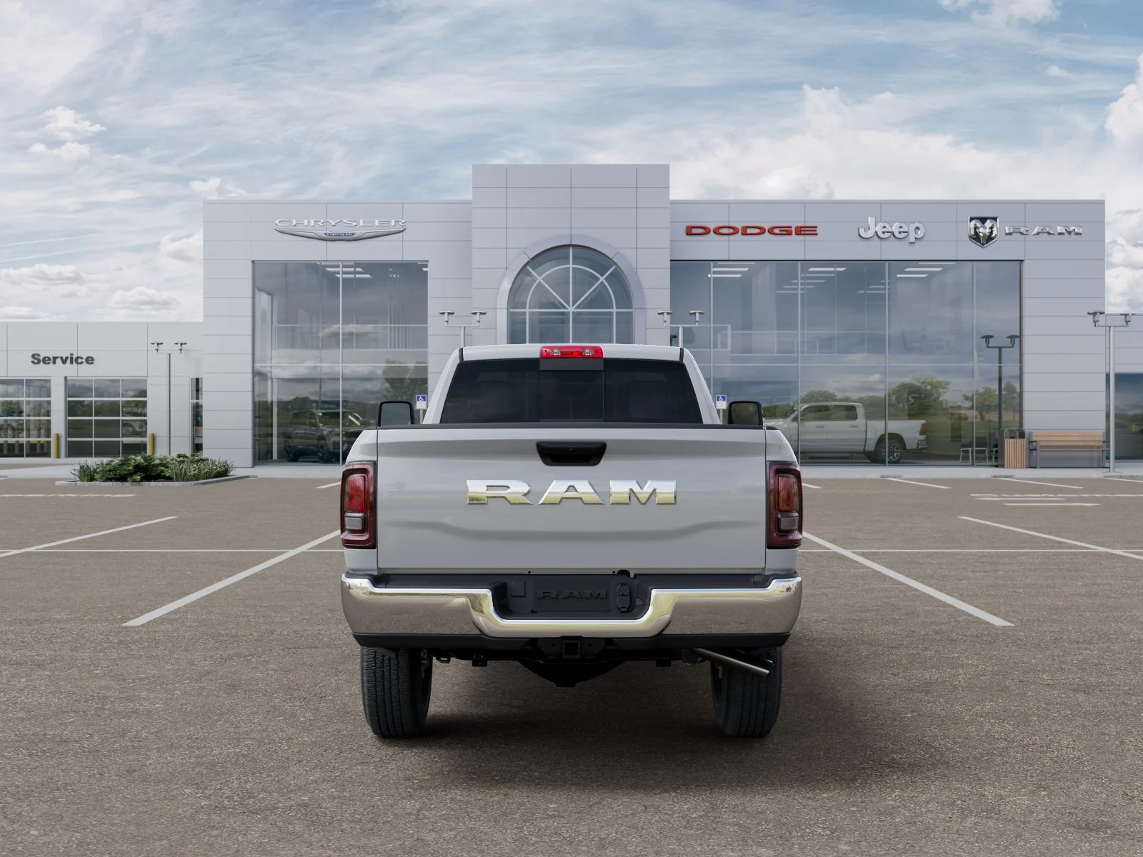 New 2026 Bright White Clear-Coat Exterior Paint RAM Tradesman image 8