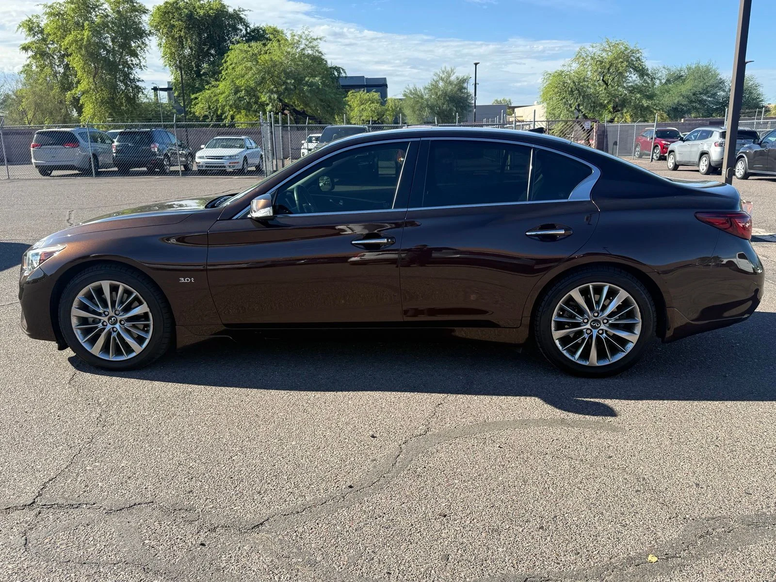 Used 2018 Mocha Almond INFINITI 3.0t Luxe image 7