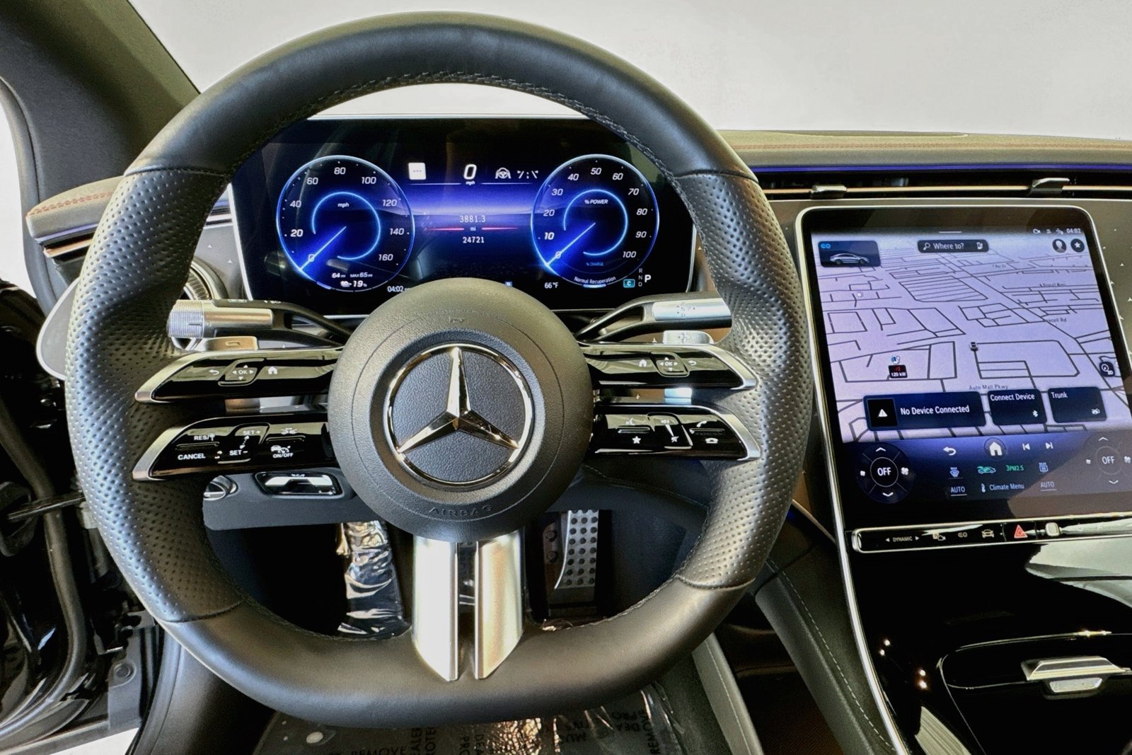 Certified Used 2022 Obsidian Black Metallic Mercedes-Benz EQS 450+ image 11