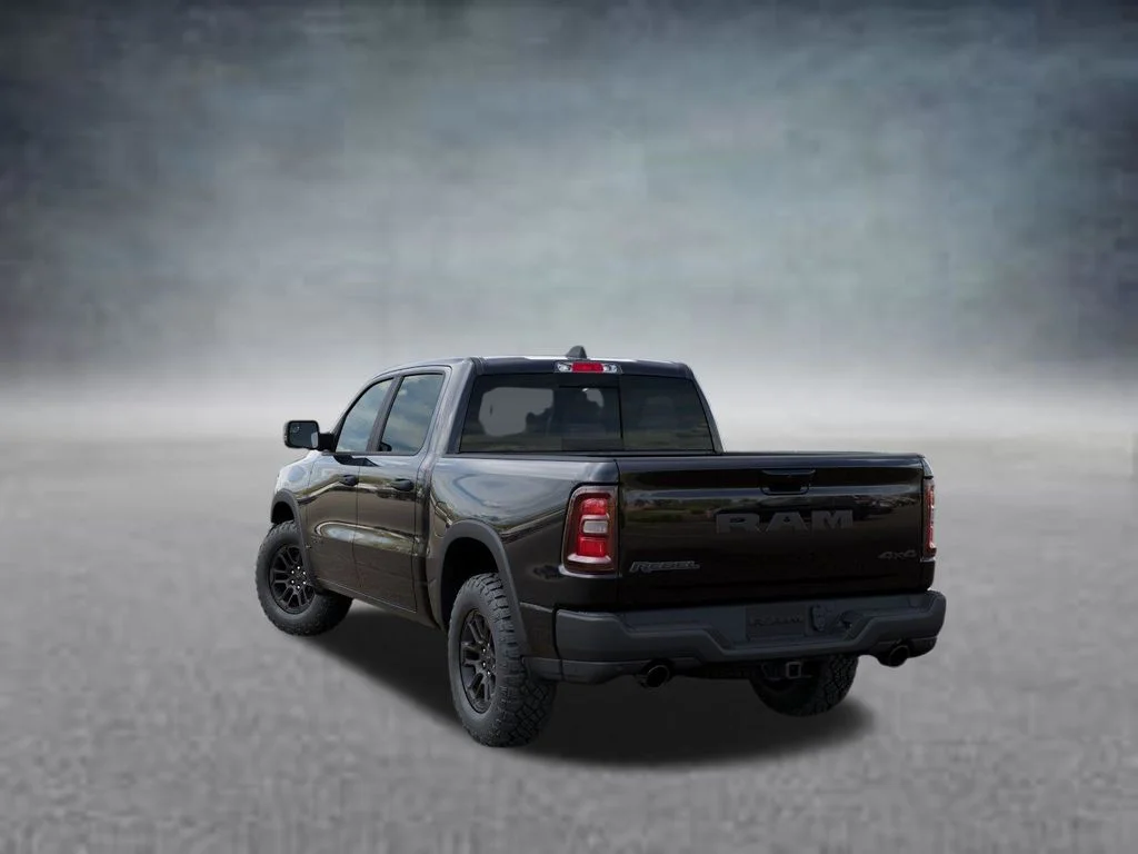 New 2026 Diamond Black Crystal Pearl-Coat Exterior Paint RAM Rebel image 3