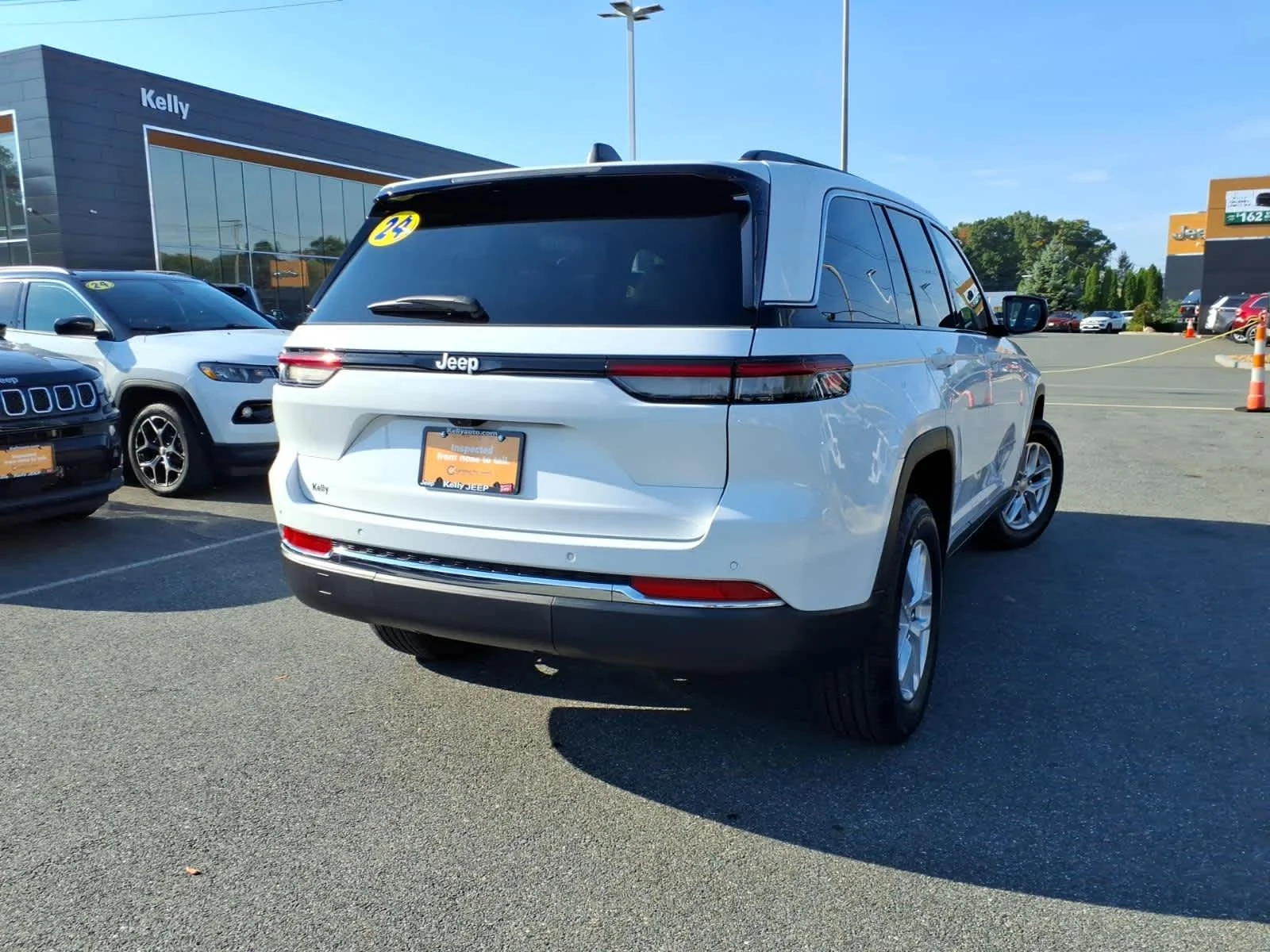 Certified Used 2024 Bright White Clearcoat Jeep Laredo X image 8