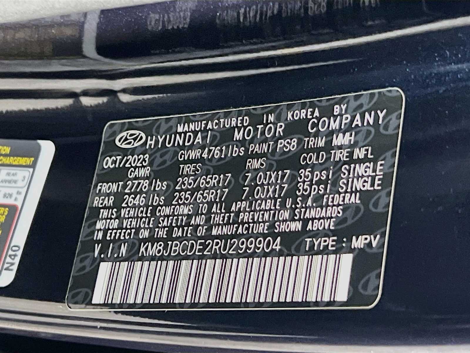Certified Used 2024 Deep Sea Hyundai SEL image 31