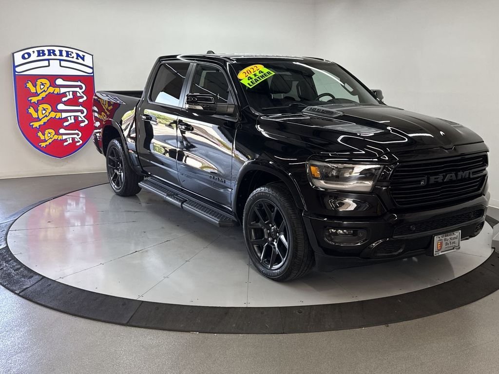 Used 2022 Diamond Black Ram Laramie image 1