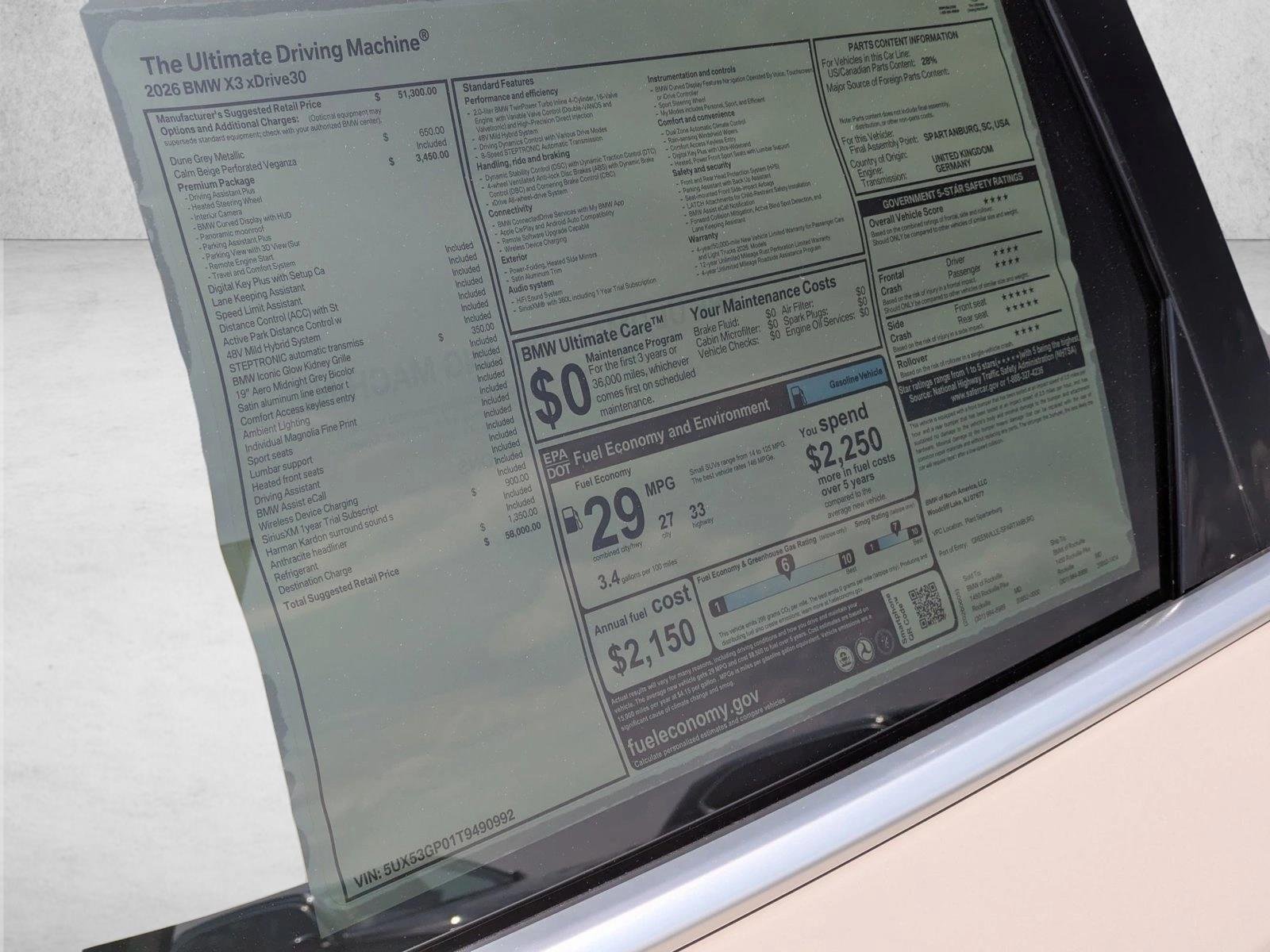 Used 2026 Dune Grey Metallic BMW 30 xDrive image 19