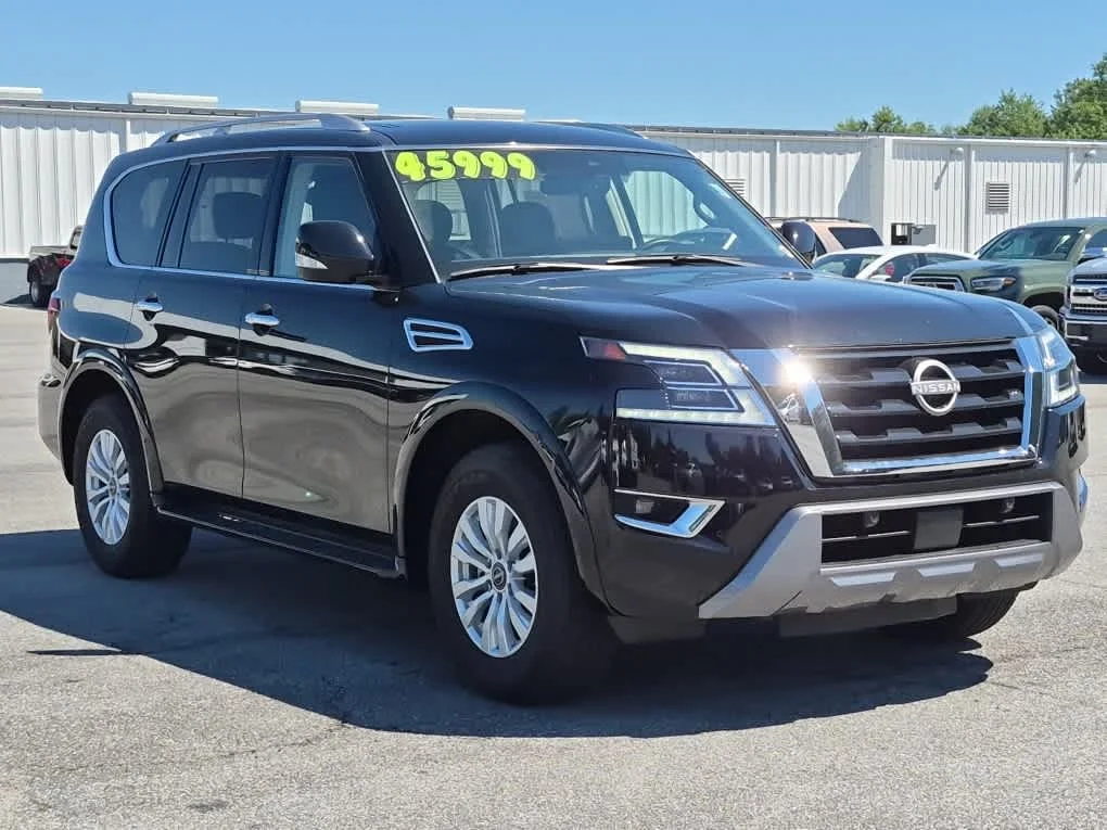 Certified Used 2024 Super Black Nissan SV image 3