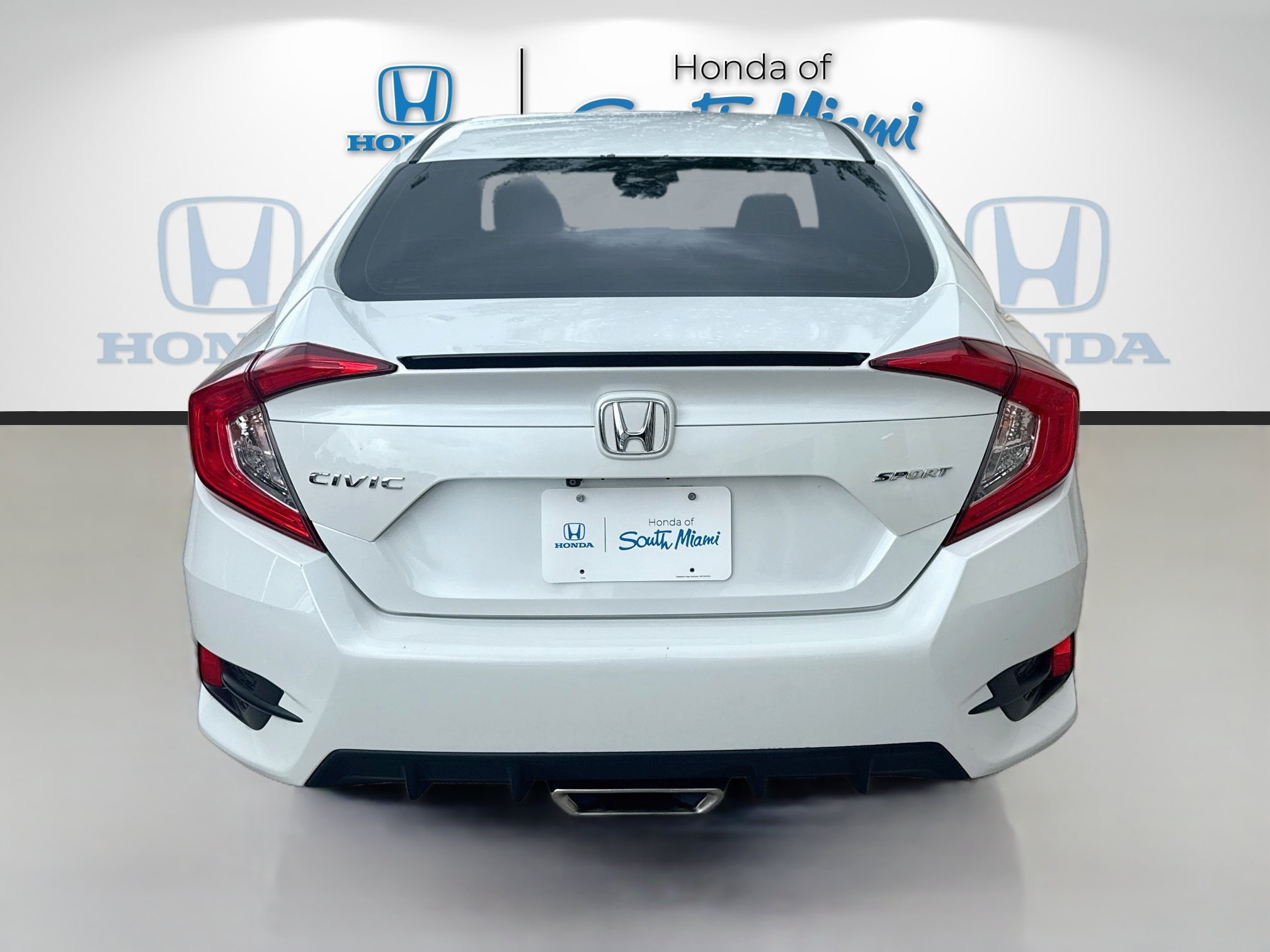 Used 2020 Platinum White Pearl Honda Sport image 6