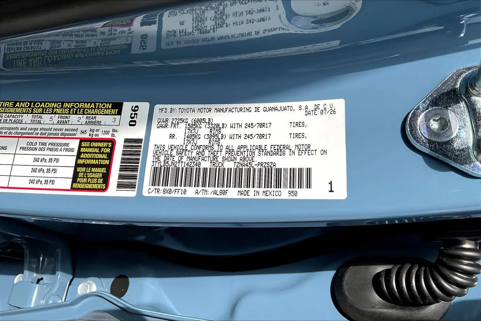 New 2026 Heritage Blue Toyota SR5 image 19