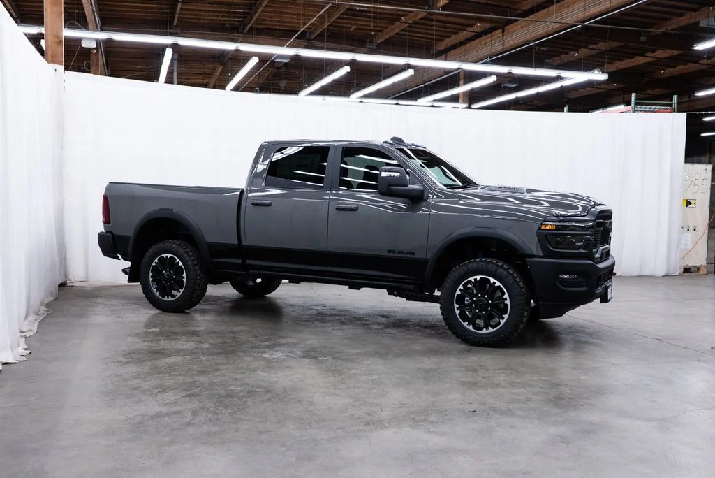 New 2026 Ceramic Gray Clear-Coat Exterior Paint RAM Rebel image 1