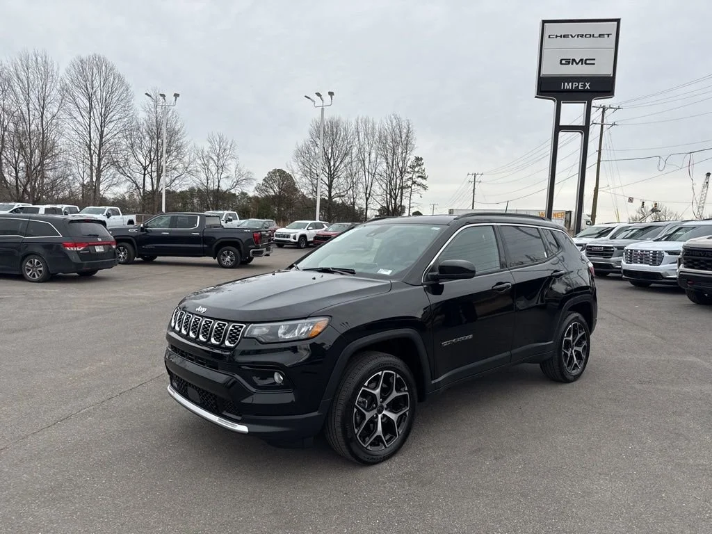 Black 2025 Jeep Compass Limited 4WD SUV / Crossover Four-Wheel Drive