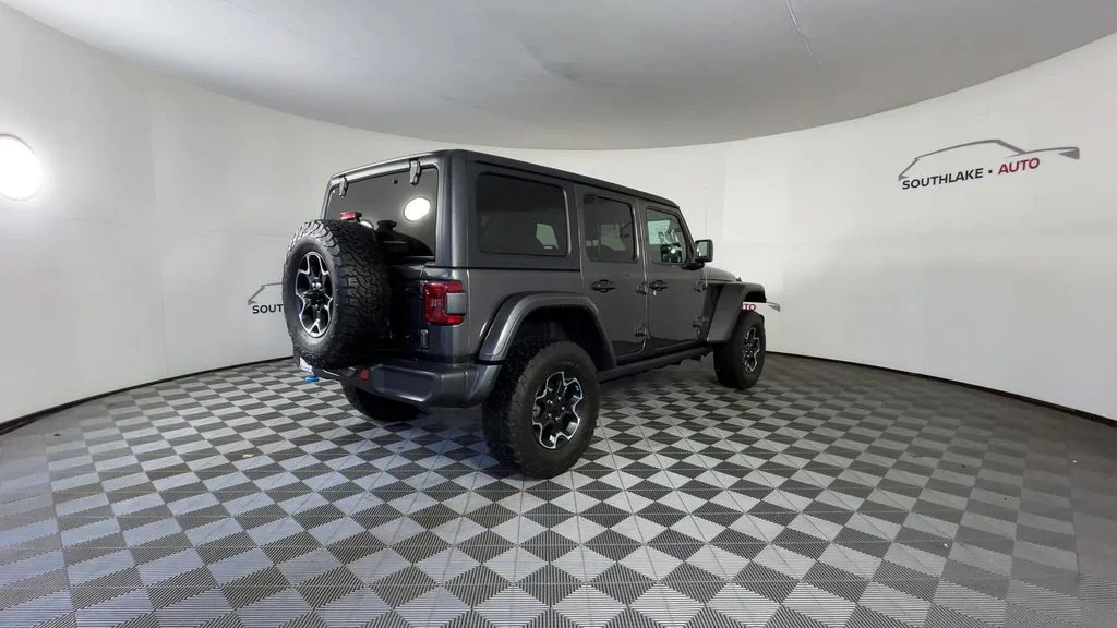 Used 2023 Gray Jeep Rubicon 4xe image 8