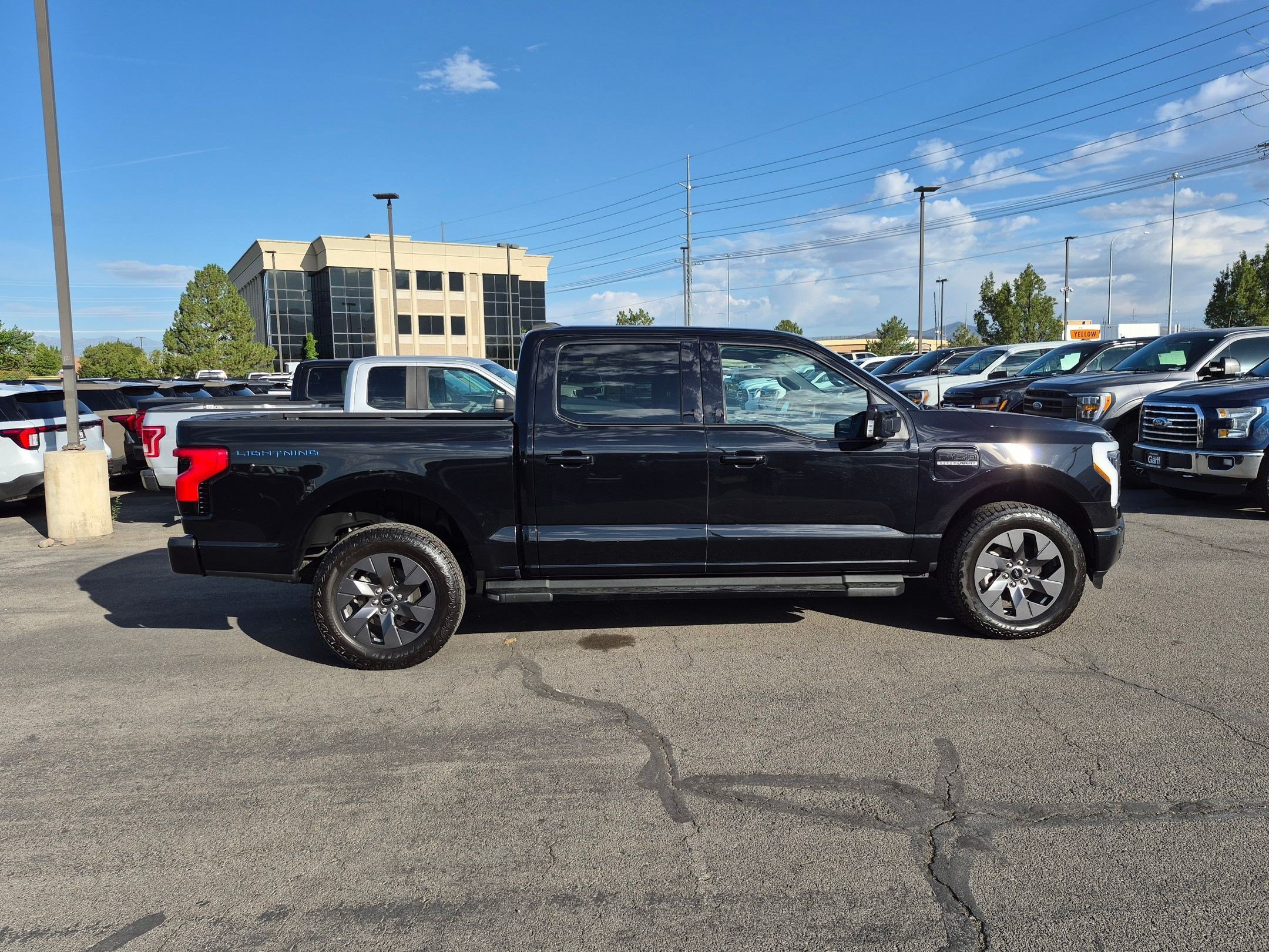 Used 2023 Ford F-150 Lightning Lariat with VIN 1FTVW1EL1PWG07691 for sale in American Fork, UT