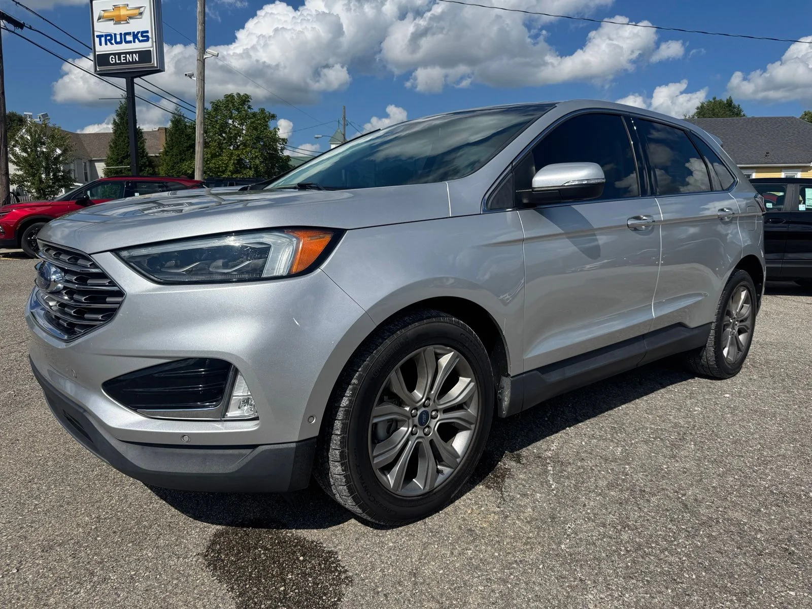 Used 2019 Ford Edge Titanium with VIN 2FMPK3K90KBB42576 for sale in Eminence, KY