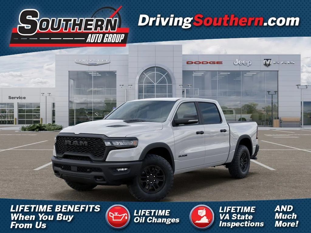 New 2026 Bright White Clear-Coat Exterior Paint RAM Rebel image 1