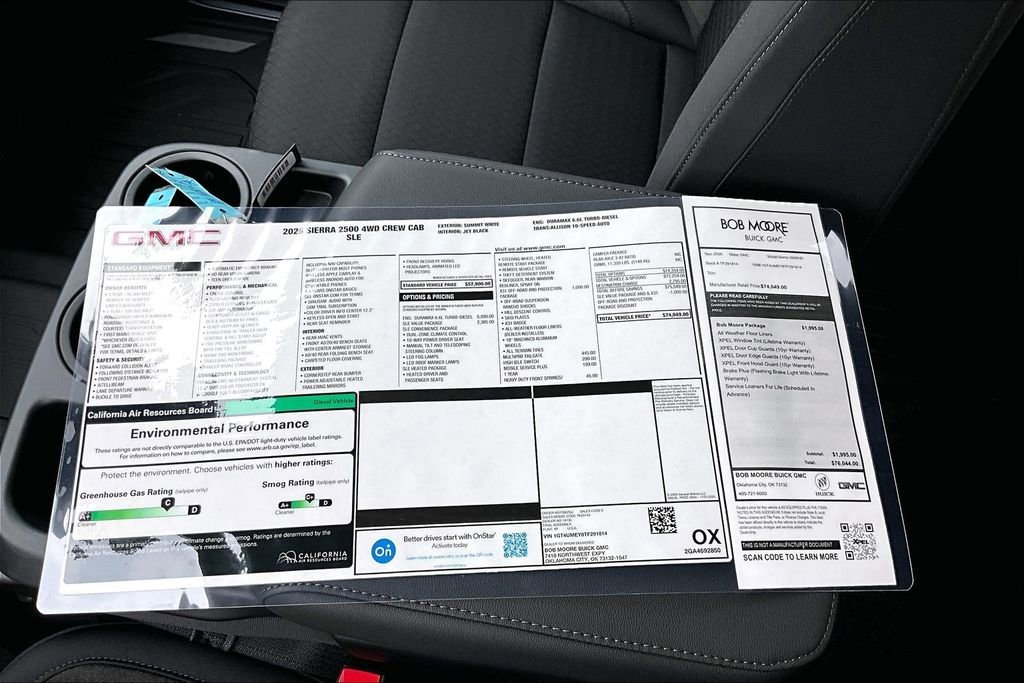 New 2026 Summit White GMC SLE image 13