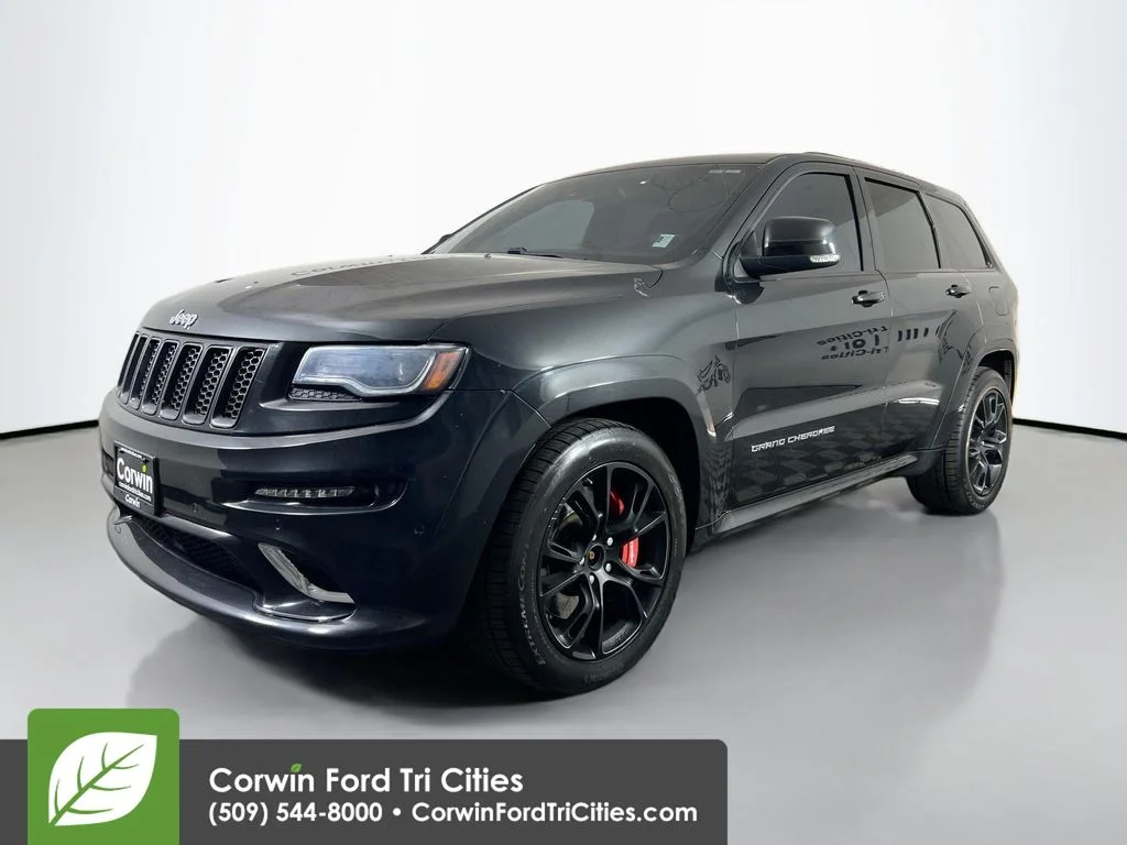 Used 2014 Brilliant Black Crystal Pearlcoat Jeep SRT image 5