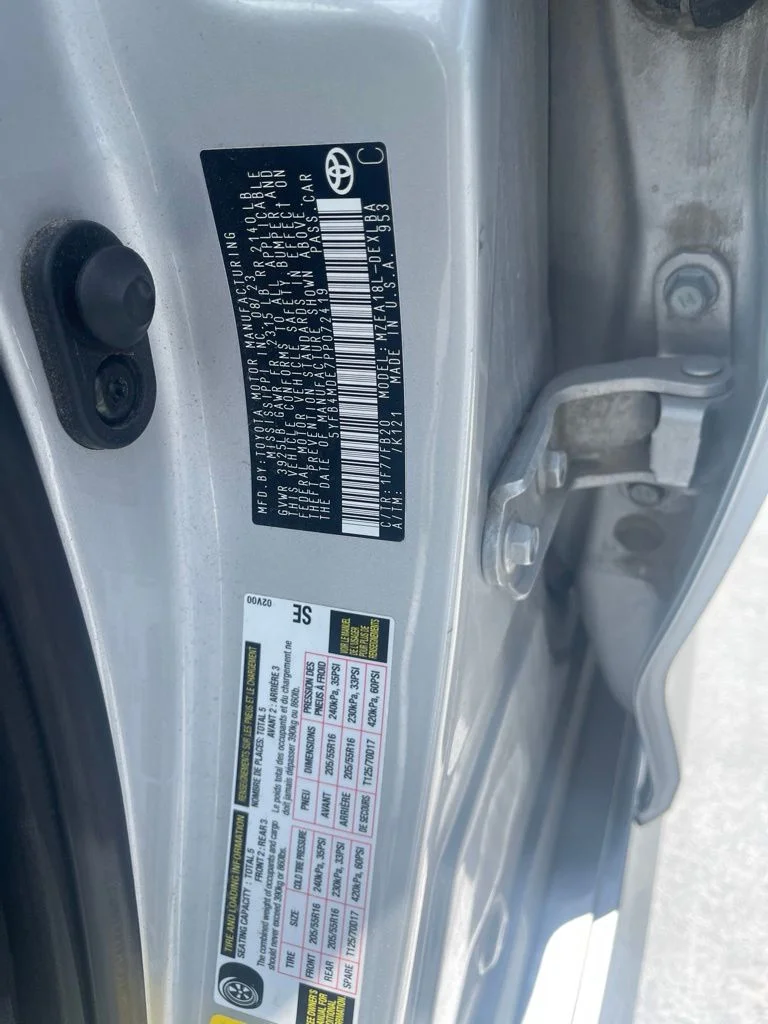 Used 2023 Silver Toyota LE image 14