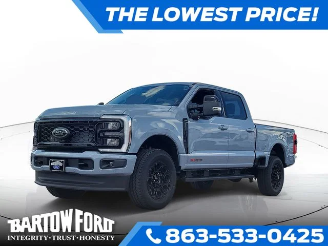 New 2026 Gray Metallic Ford Lariat image 1
