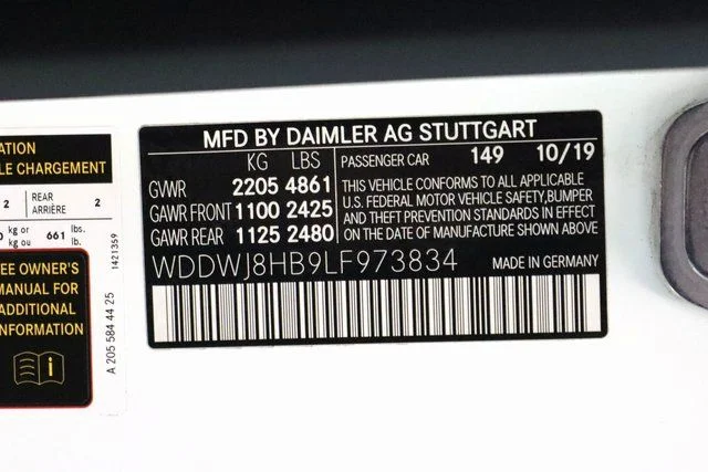 Used 2020 Polar White Mercedes-Benz C 63 S AMG® image 34