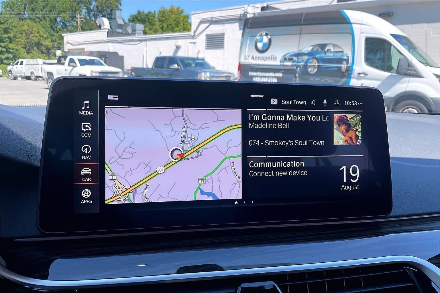Used 2023 Black Sapphire Metallic BMW 540i xDrive image 35