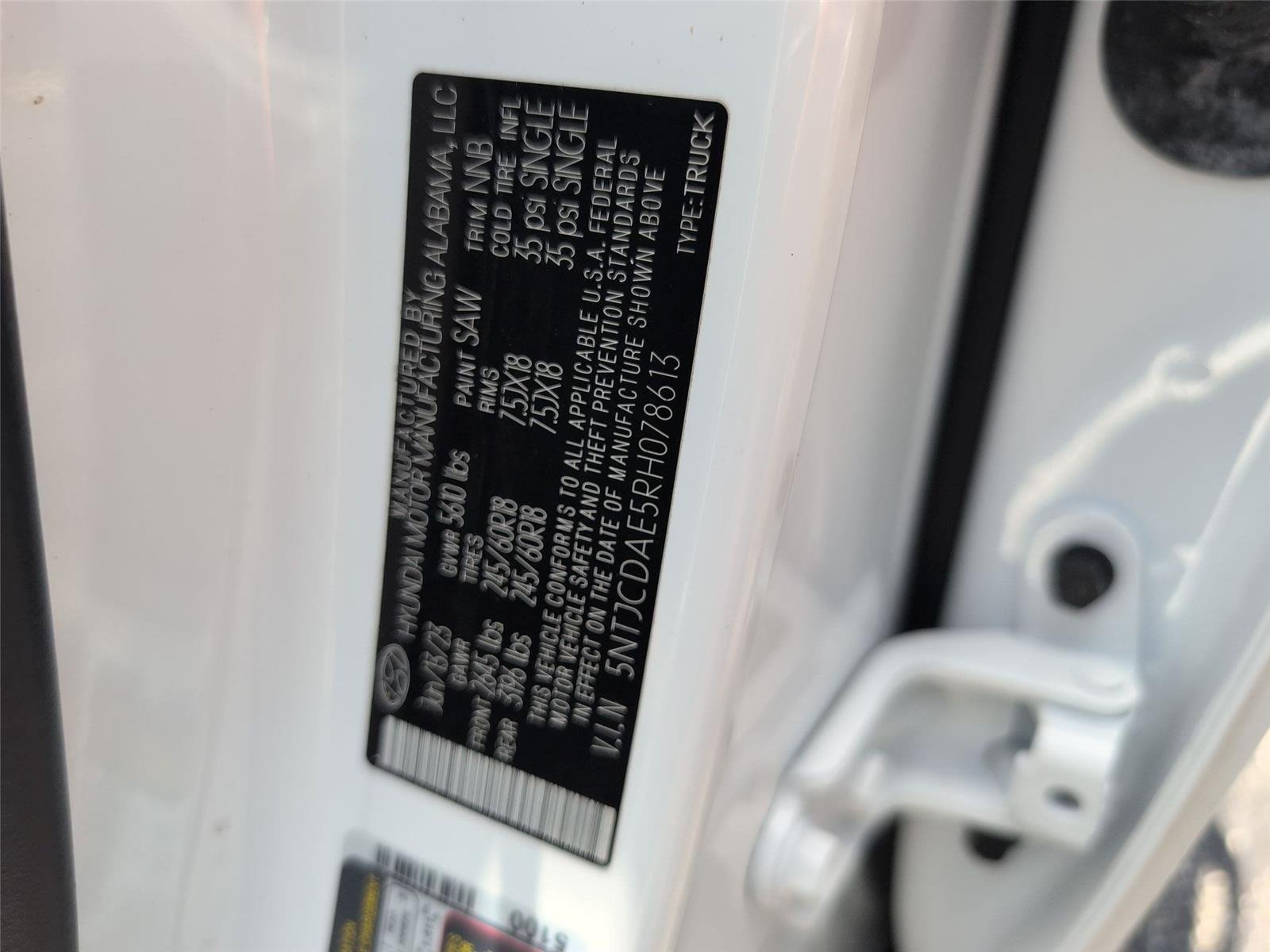 Used 2024 Atlas White Hyundai SEL image 24