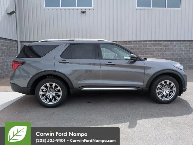 New 2026 Carbonized Gray Metallic Ford Platinum image 2