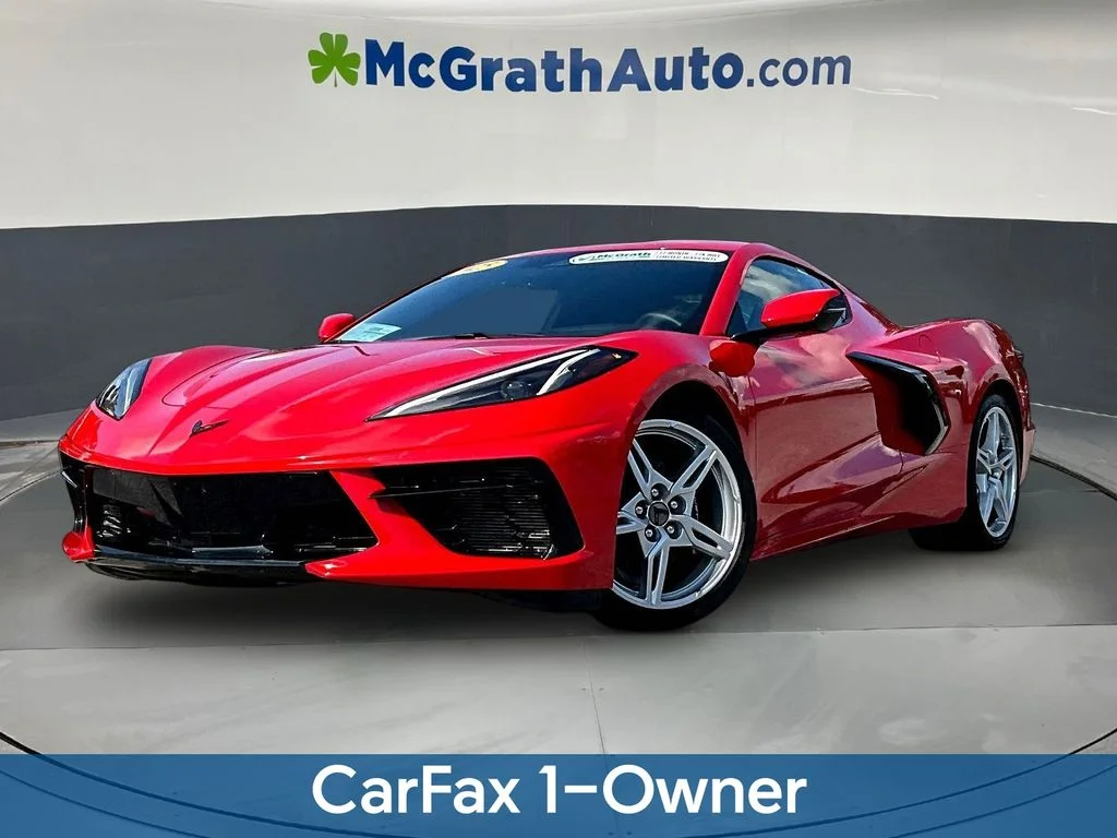Certified Used 2025 Red Chevrolet Stingray image 3