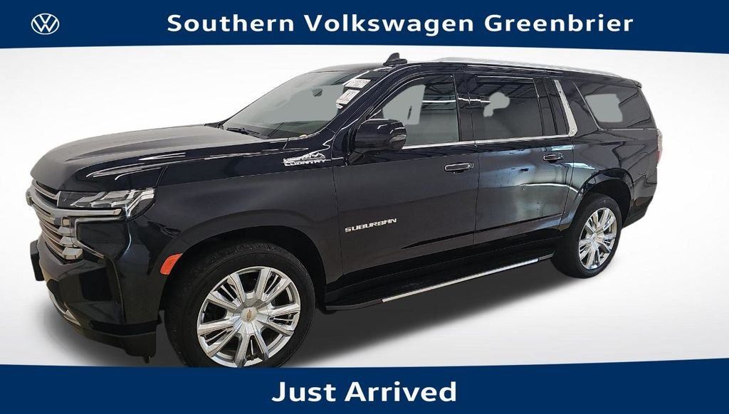 Used 2021 Blue Chevrolet High Country image 1