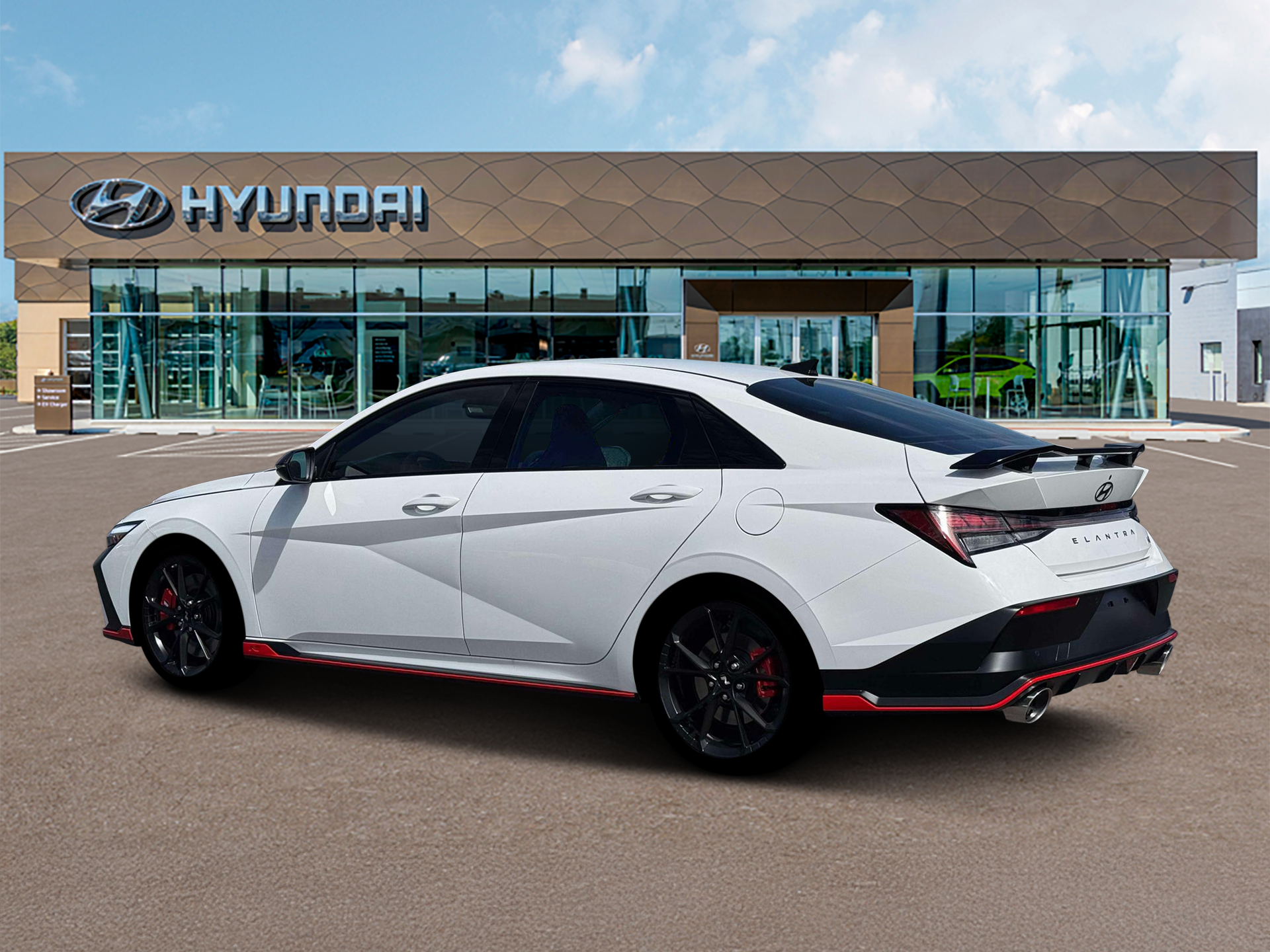 New 2026 Atlas White Hyundai Sedan image 4
