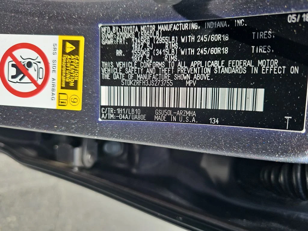 Used 2018 Gray Toyota XLE image 34