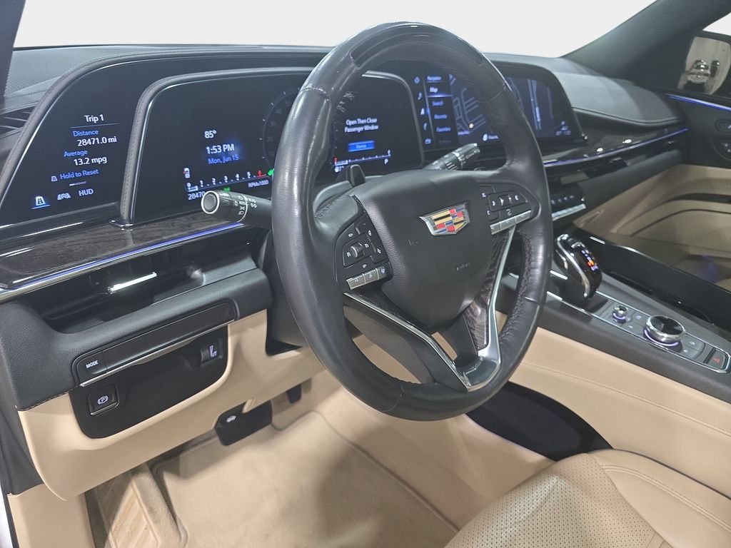 Used 2023 Crystal White Tricoat Cadillac Premium Luxury image 27