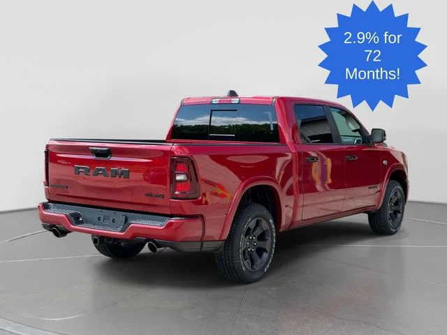 New 2026 Molten Red Pearl-Coat Exterior Paint RAM Big Horn/Lone Star image 6