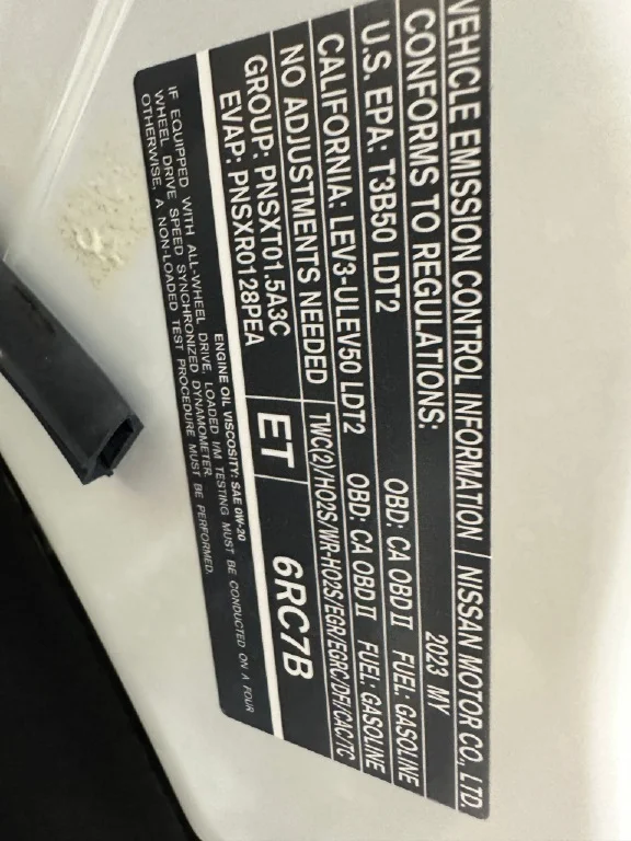 Certified Used 2023 Pearl White Tricoat Nissan SV image 36