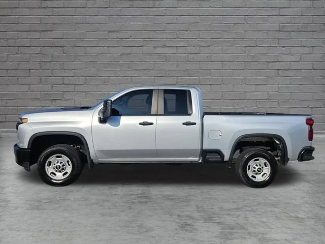 Used 2022 SILVER ICE METALLIC Chevrolet Work Truck image 2
