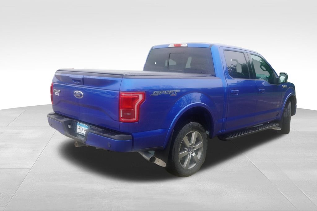 Used 2017 Blue Ford Lariat image 3
