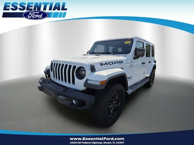 Used 2018 Bright White Clearcoat Jeep Unlimited Sahara image 1