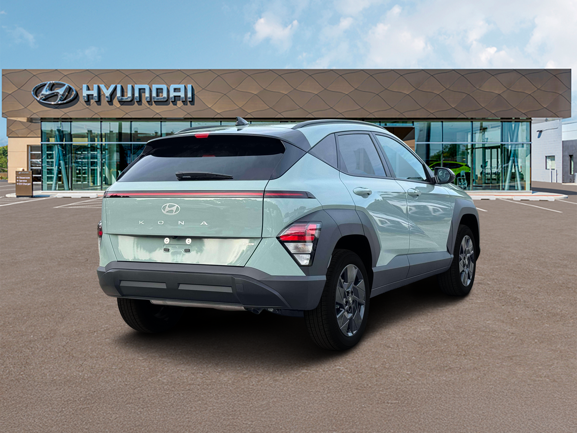 New 2027 Green Hyundai SEL Sport AWD image 7