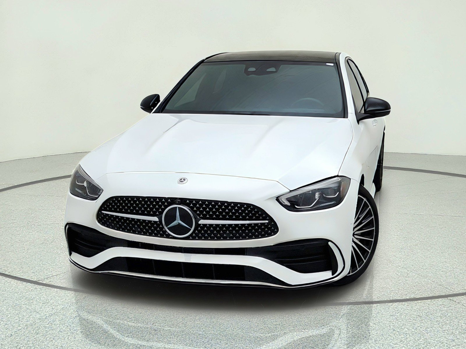 Certified Used 2024 MANUFAKTUR Moonlight White Metallic Mercedes-Benz C 300 image 2