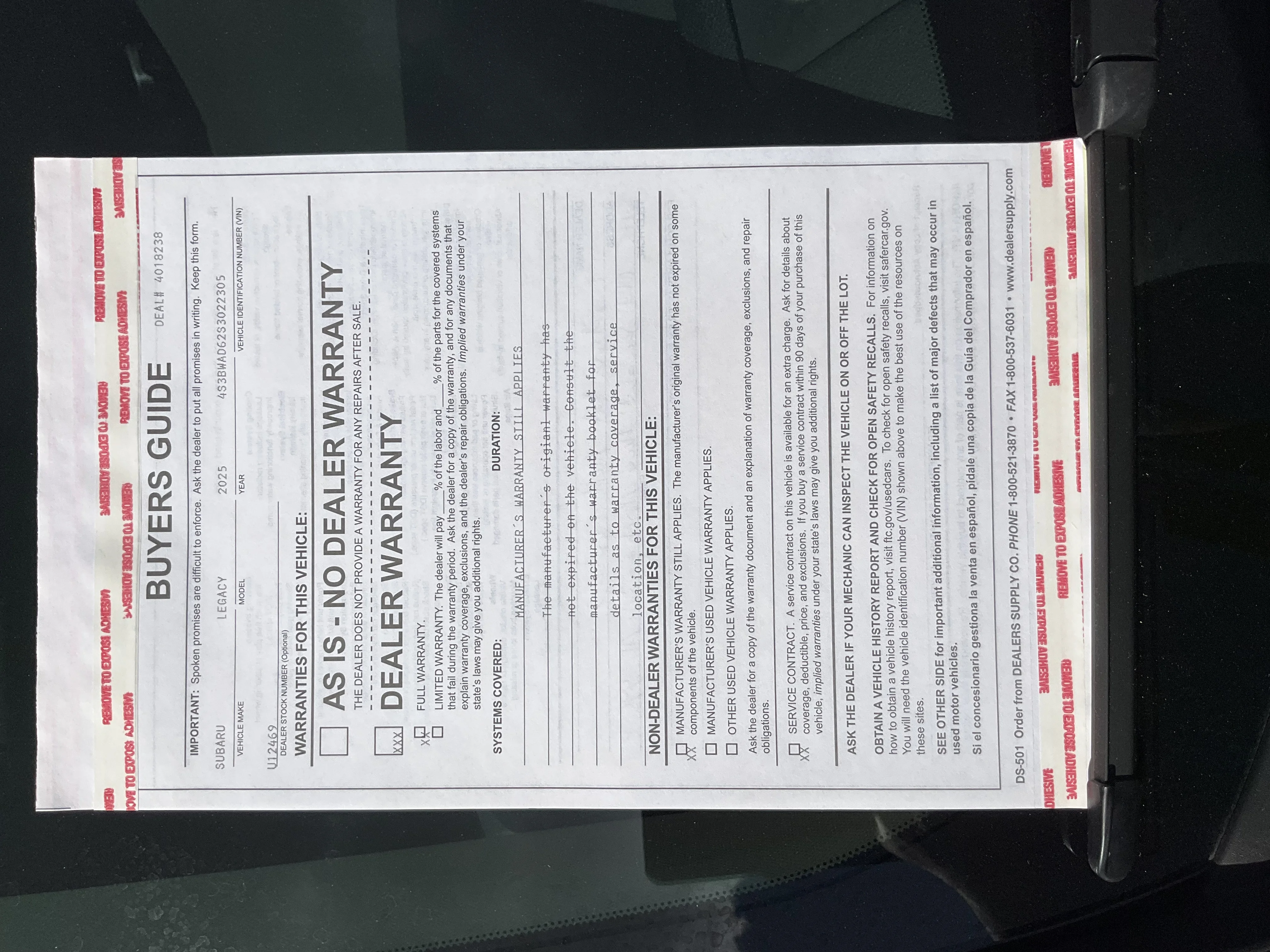 Used 2025 Gray Subaru Premium image 7