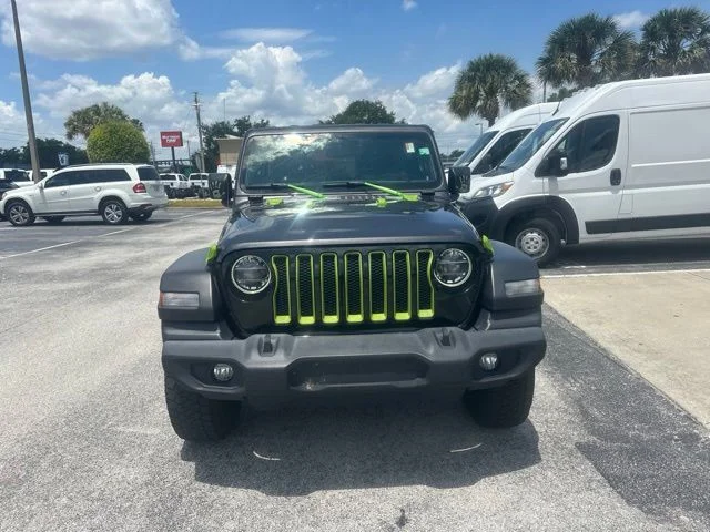 Used 2020 Gray Jeep Unlimited Willys image 2