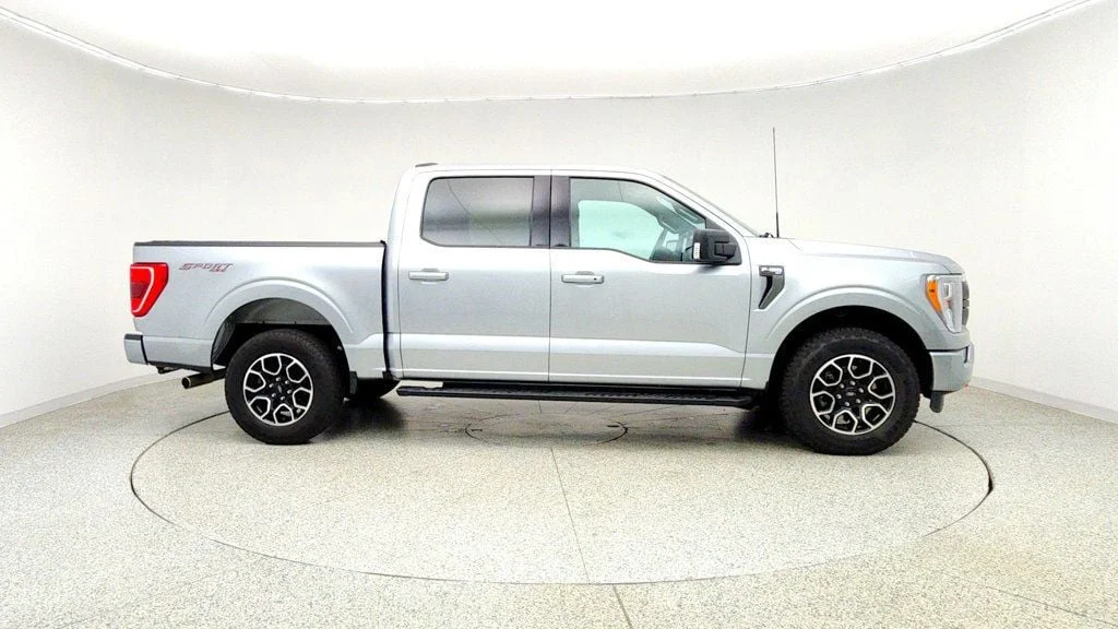Used 2022 Iconic Silver Metallic Ford XLT 4WD SuperCrew 5.5