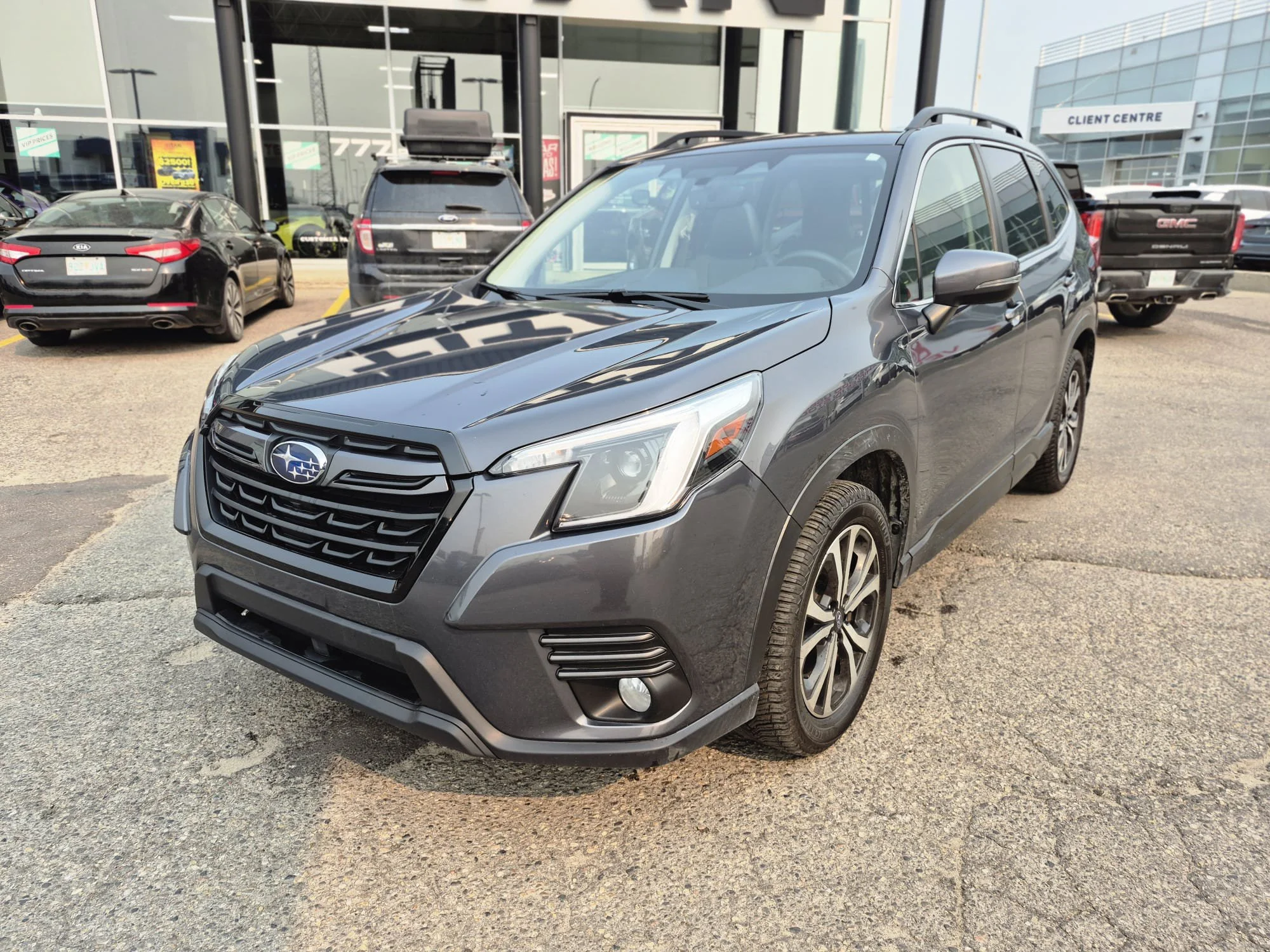 Certified Used 2023 Magnetite Grey Metallic Subaru Limited AWD*Htd Leather | Sunroof | Htd Wheel | Nav | Harman/Kardon | Adaptive Cruise | Park Assist image 3