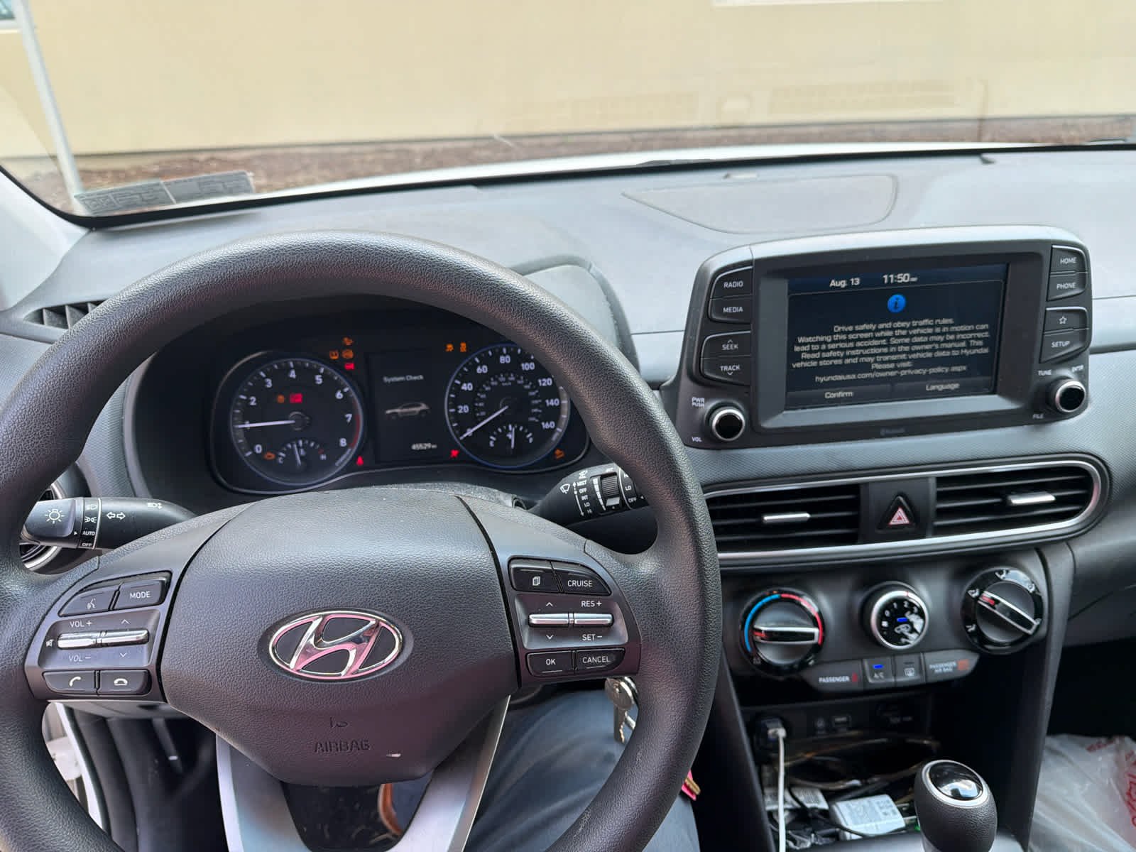 Certified Used 2021 Lunar White Hyundai SE image 4