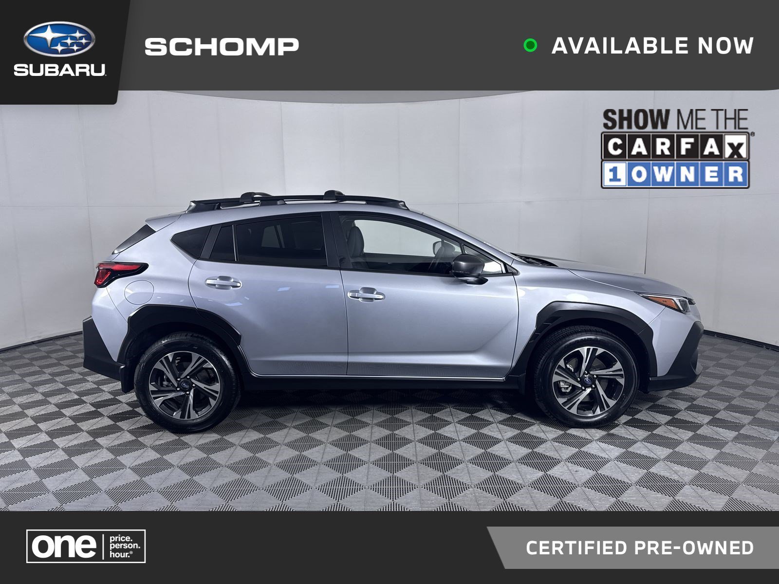 Certified Used 2025 Ice Silver Metallic Subaru Premium image 1