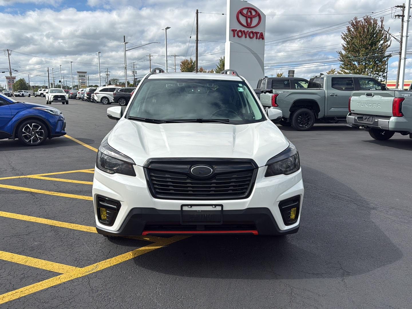 Used 2020 Crystal White Pearl Subaru Sport image 8