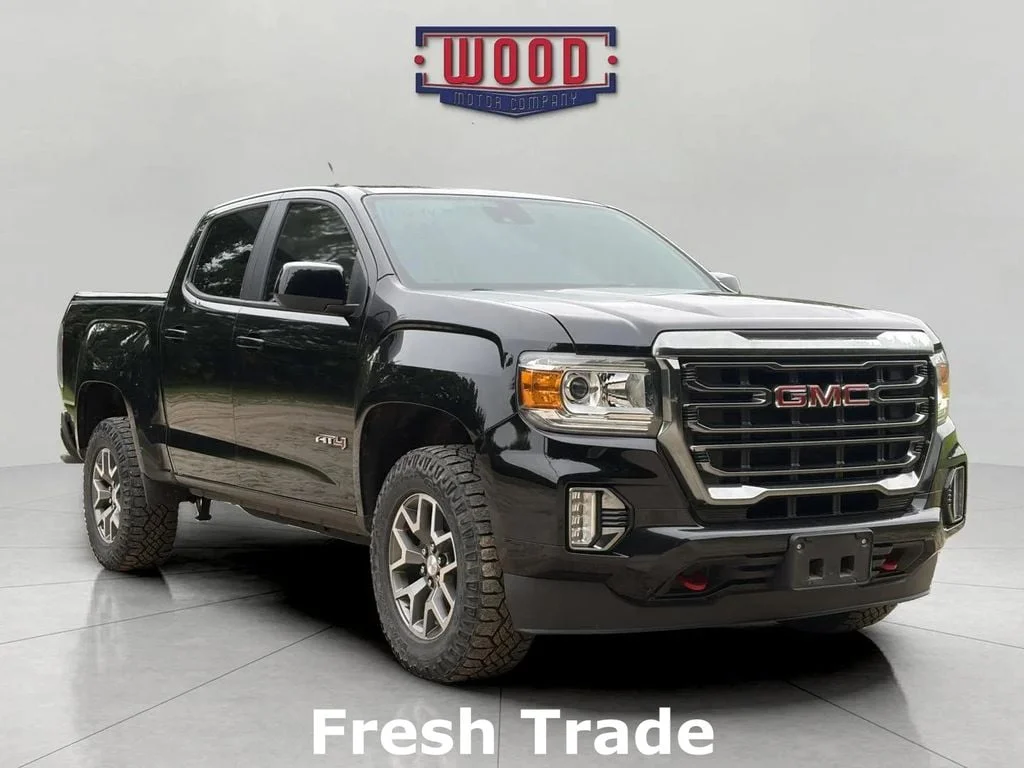 Used 2021 Onyx Black GMC AT4 w/Leather image 1