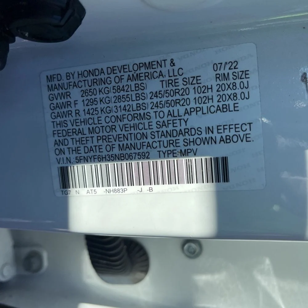Used 2022 White Honda Sport image 35