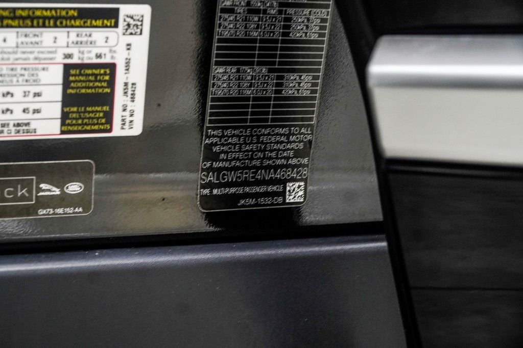 Used 2022 Black Land Rover SVAutobiography image 50