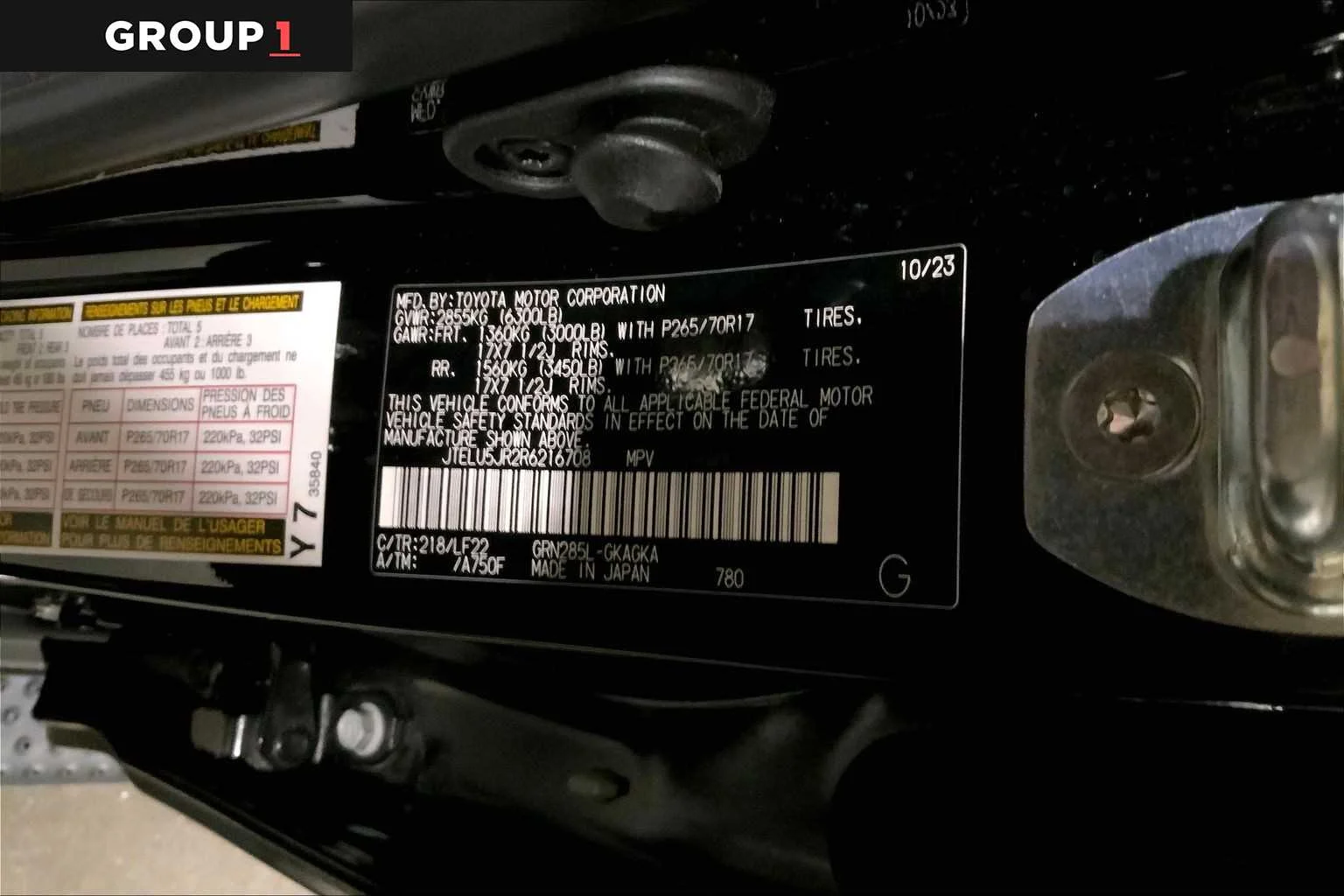 Certified Used 2024 Midnight Black Metallic Toyota TRD Pro image 37