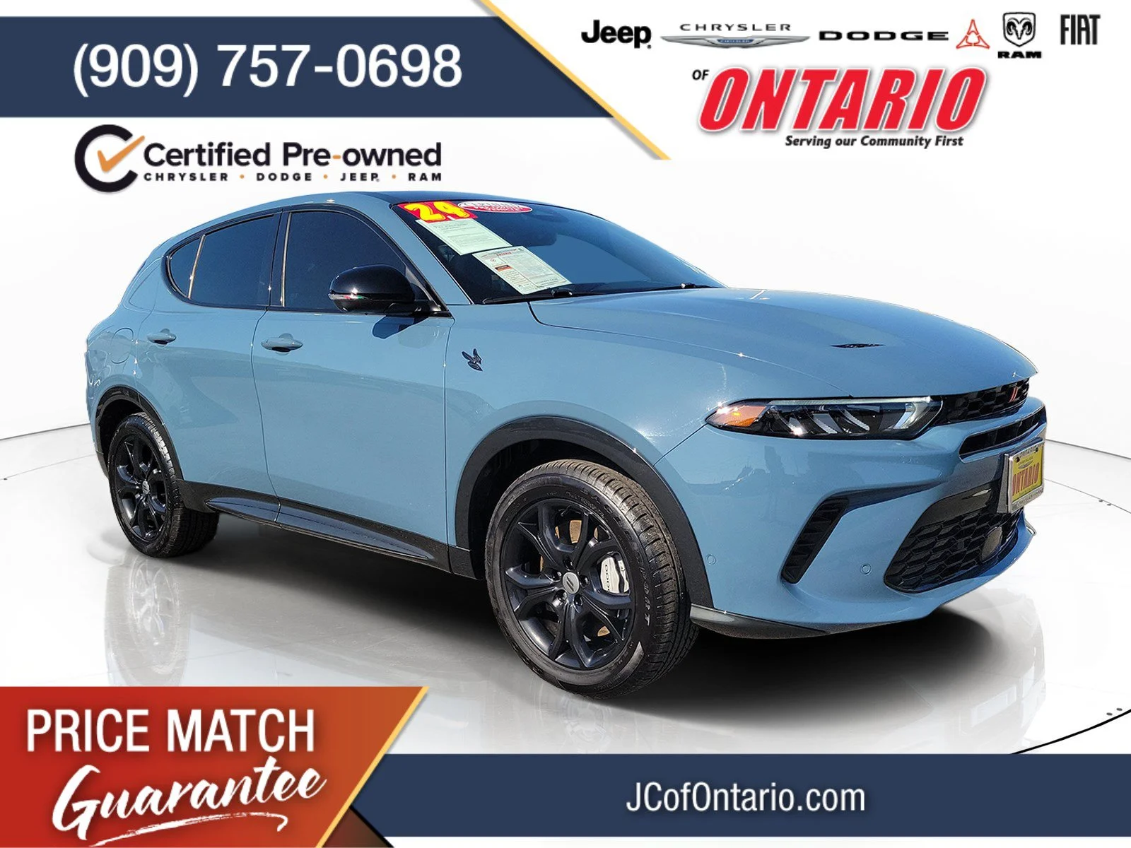 Certified Used 2024 Blue Dodge R/T Plus image 1